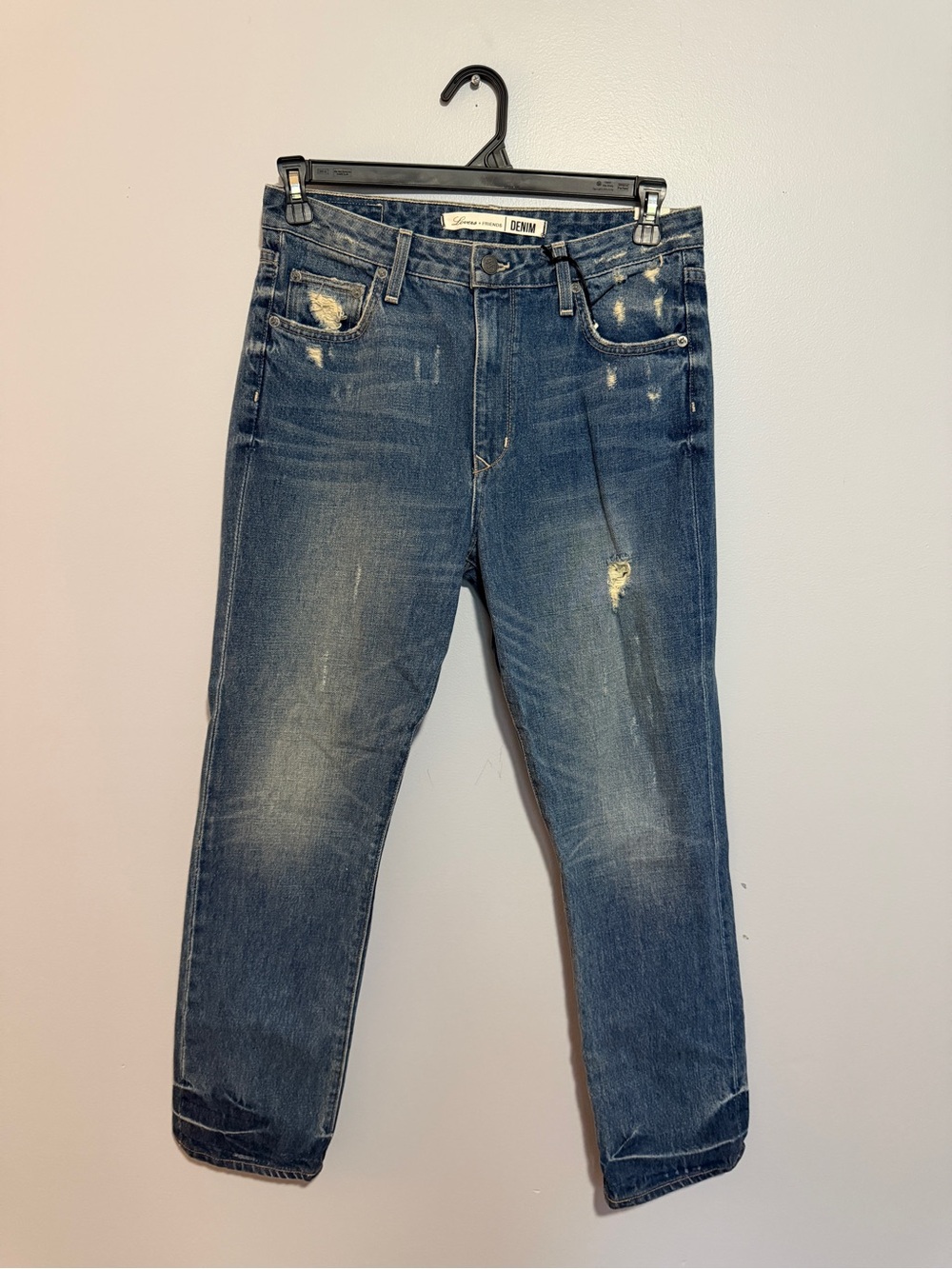 Lovers + Friends Denim High-Rise Tapered Jean Size 29